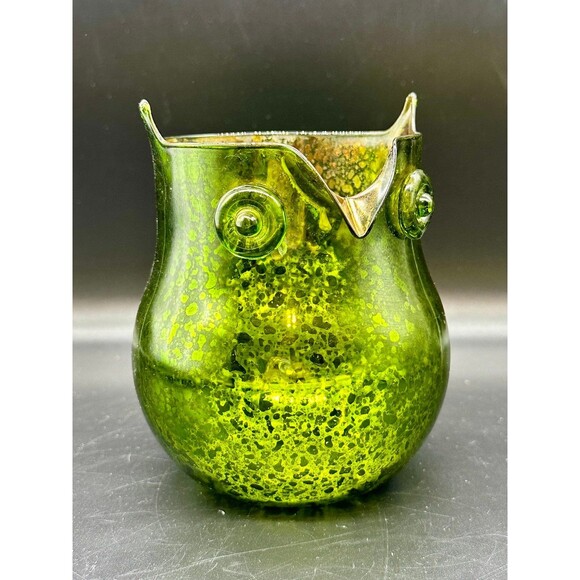 Bath and Body Works Green Mercury Owl Candle Holder - Picture 2 of 7